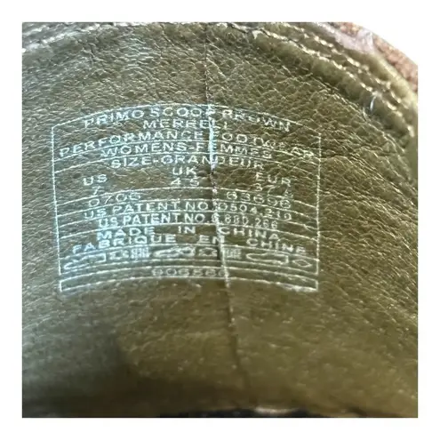 Merrell Primo Scoop Brown Leather Clogs Comfort Slip On Shoes Womens Size 7