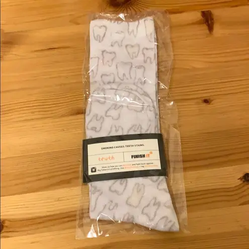 Truth funny tooth socks gift NWT
