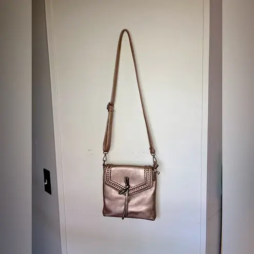 Rose Gold Crossbody Bow Purse