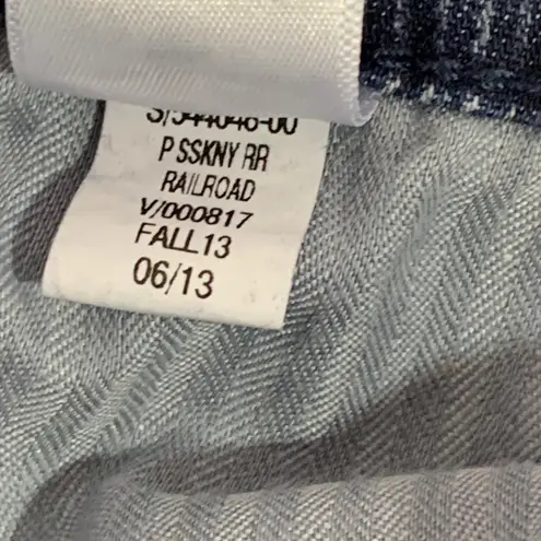 Gap Premium Super Skinny Jeans Size 8 29 Regular Blue Railroad Striped Pants