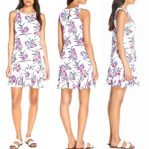 Tommy Bahama Oasis Blossoms Hi Neck Spa Dress Large Floral Stretch Beach Resort