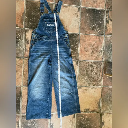 KicKers Classic Denim Jean Overalls Size 24 Blue