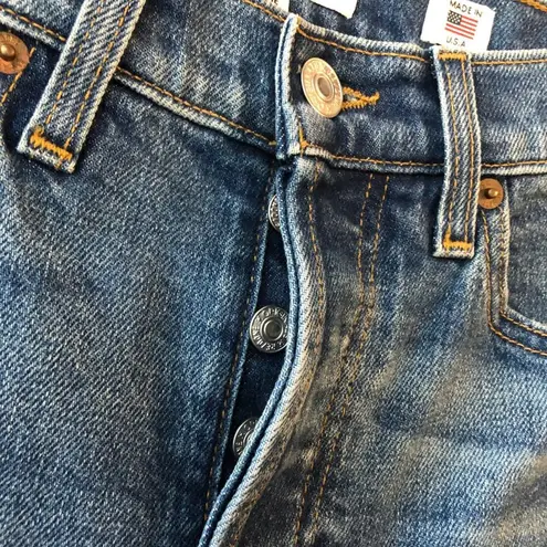 RE/DONE Womens Jeans Comfort Stretch High Rise Skinny Button Fly 25