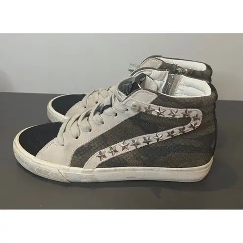 Vintage Havana Kayla Army croco with studs womens size 7 With Box And Dust Bag