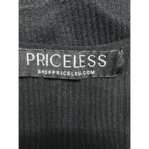 Priceless Crop Top Ribbed Texture V