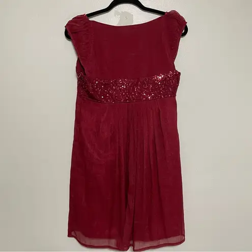 Ultra Pink  Wine Red Sleeveless Mini Dress Size Medium