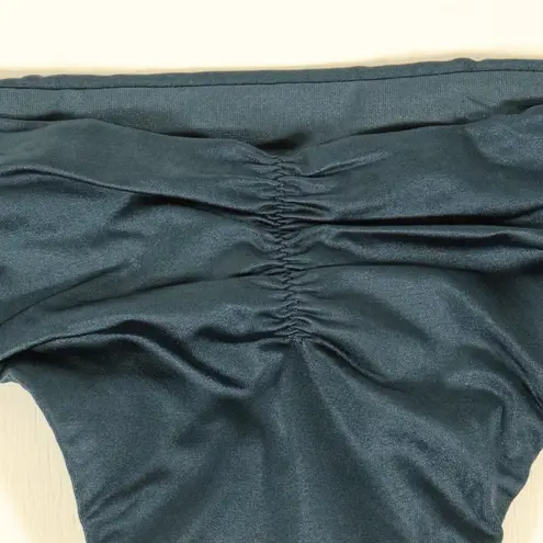 Seafolly NWT  X Revolve Shine on Brazilian Bikini Bottoms in Blueprint