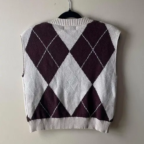 Cider ARGYLE SWEATER VEST