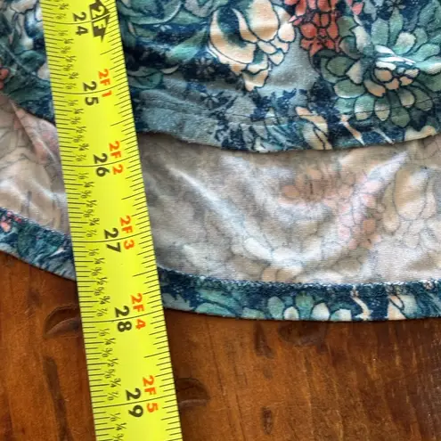 Soma Floral Blue Women's Top size Large