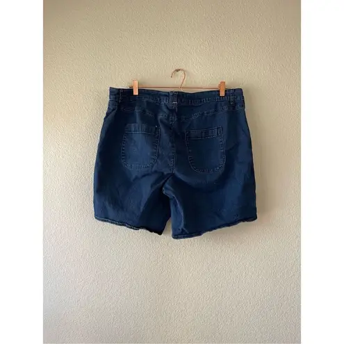 Lane Bryant  sailor style denim shorts size 22