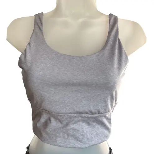 X By Gottex Silhouette Bralette In Lavender Heather. Size Small