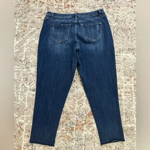 Lane Bryant  boyfriend cropped jeans size 18 stretchy