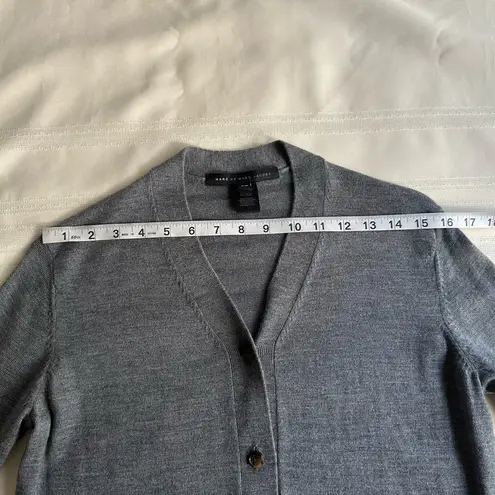 Marc by Marc Jacobs Heather Gray and Deep Blue Cardigan