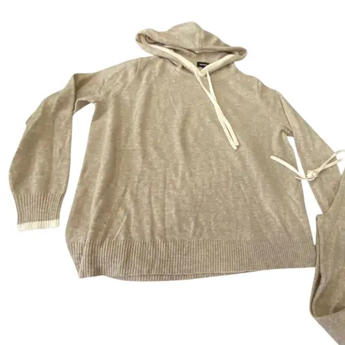 Summersalt Cashmere Blend The Coziest cashmere blend Cozy Tan Hoodie Size Small
