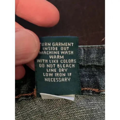 Zana Di Jeans Womens 22 Blue Bootcut Rhinestone Embellished Stretch Denim Bling