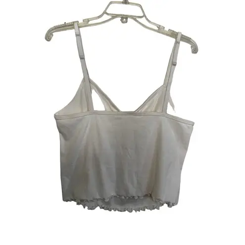 SKIMS NWT Pointelle Logo Cami Marble Size 4X