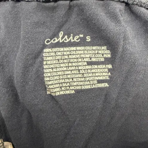 Colsie Women’s Blue Casual Cotton Shorts Size Small