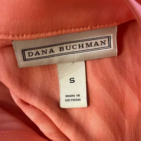 Dana Buchman  size small peach long sleeve blouse - 2860