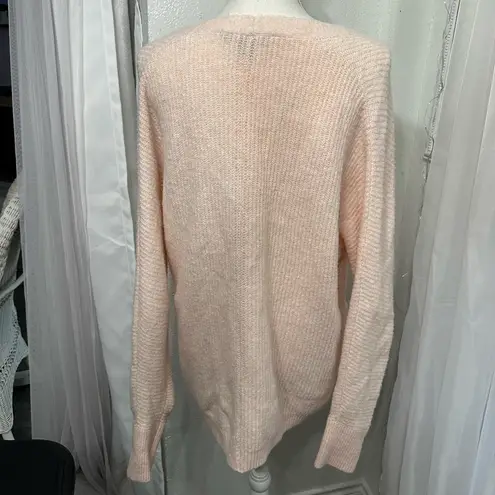 Studio 19 pink Sweater pastel cardigan size Medium