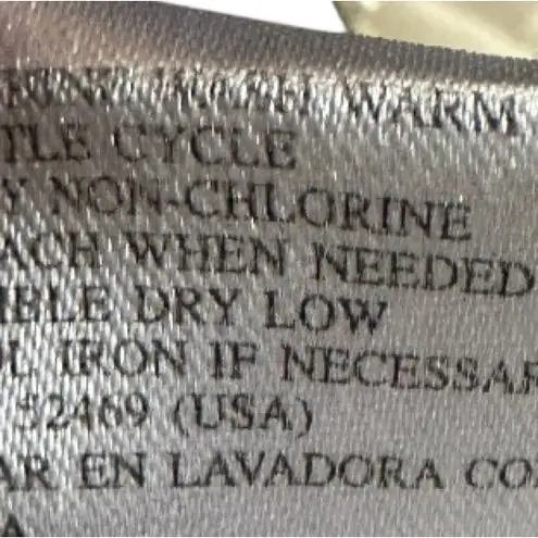 Intimate Moods Vintage Damask Satin Button Robe/Nightgown. Ivory