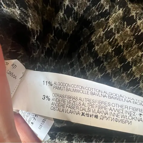 ZARA  Plaid Pleaded A Line Skirt Size XS