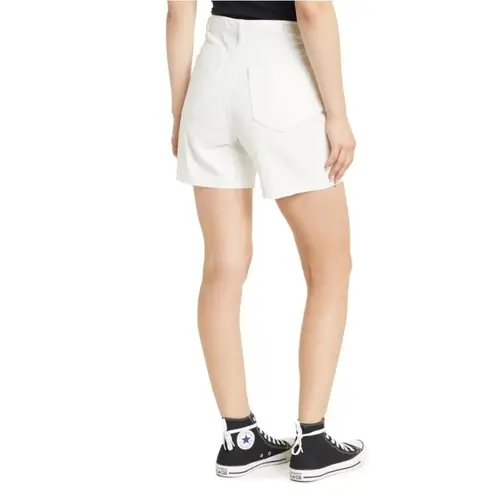 BLANK NYC [] Warren Mid Thigh White High Rise Denim Shorts, Size 24, New with Tag