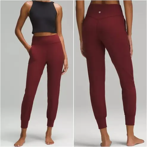 Lululemon {4}  Align High Rise Jogger Full Length Dark Burgundy