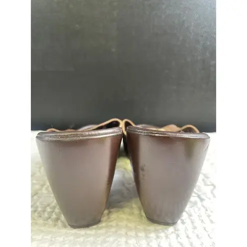 Montego Bay Club Women's Brown Shoes/ Sandals Heel 3.5" Size 8.5 SKU 3361