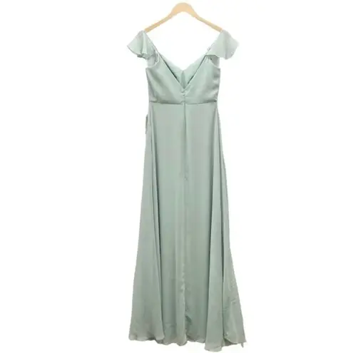 Birdy Grey NWT Kae Dress Sage Green Size Small Maxi Full Length Bridesmaid NEW