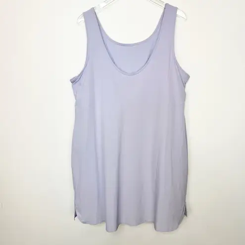 Nike  Women's Lilac Athletic Training Golf Tennis Romper Tank Dress Plus Size 2X