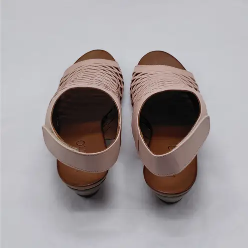 Bueno Lacey Women's Sandals Shoes Size 39(US 8.5) Pink Casual Boho Chunky Heel