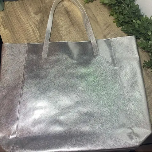Clinique Silver Glamorous Tote Bag