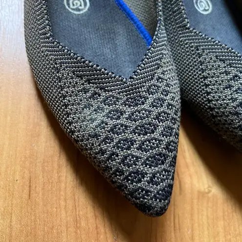 Rothy's RARE Walnut Python Point Flats