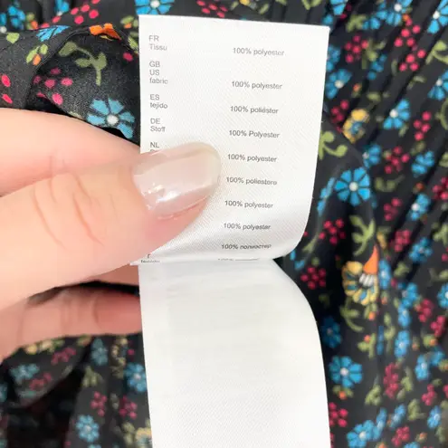 Maje Rockina Floral Print Mini Dress