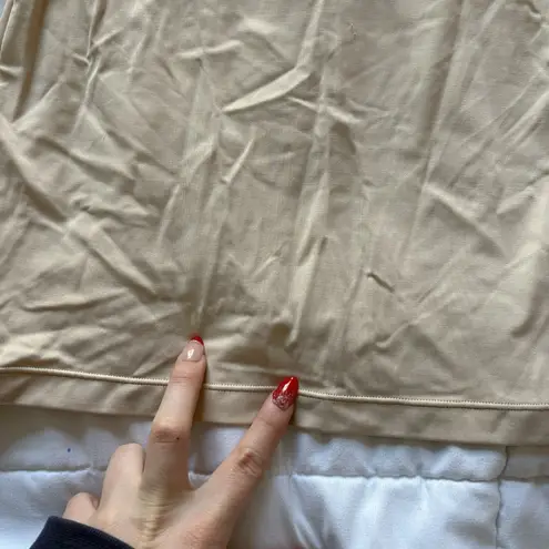 Assets Red Hot Label Spanx Shaping Slip Dress Bodycon Nude Beige Womens Large Tan