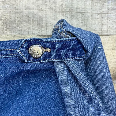 White Stag Size 8 Ladies Bermuda Walking Tabbed Denim Shorts