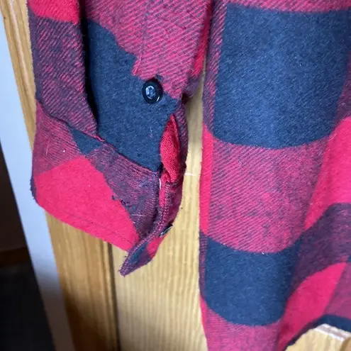 Burnside buffalo print maids of honor flannel shirt long sleeve wedding medium