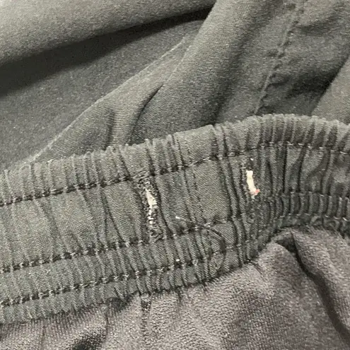 Nike  Women's Dri-Fit Shorts Active Running Athletic Mesh Side Black Red Medium