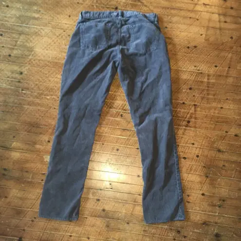 J Crew city fit smoky gray 28S corduroy pants Size 28