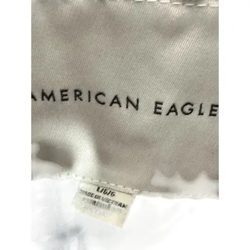 American Eagle Red & Black Plaid Oversized 1/4 Sherpa Pullover Jacket Large New