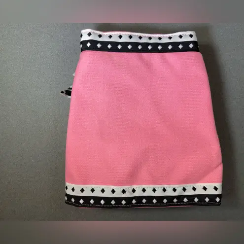 Twos Company Jewelry Organizer Pink Skirt with Gross Grain Ribbon and Bow