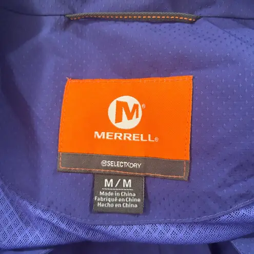Merrell Nova Purple Select XDry Hooded Waterproof Hiking Rain Jacket M