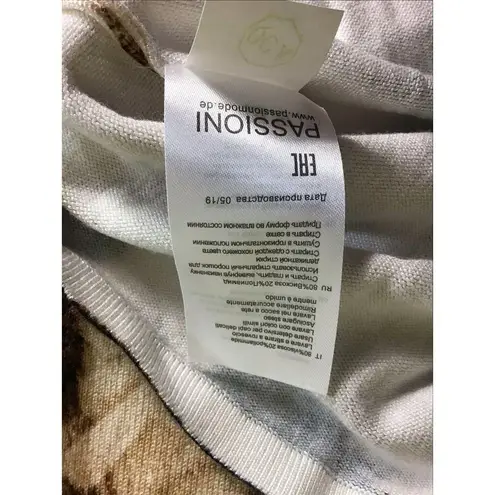 Women Cheetah Print Sweater Set Sz. Med NWOT Passioni Brand 2 in one Sweater Set Brown