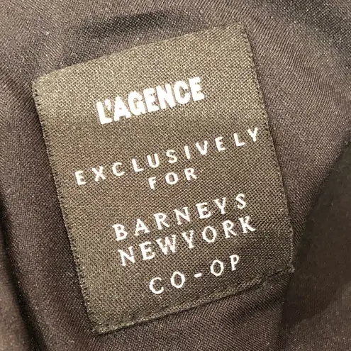 L'Agence L’Agence for Barney’s NY black and gold dress sz 0