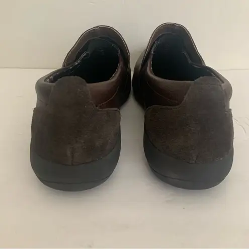 EUC ABEO Eastbourne Pew Brown Leather Slip On Loafer Size 9N