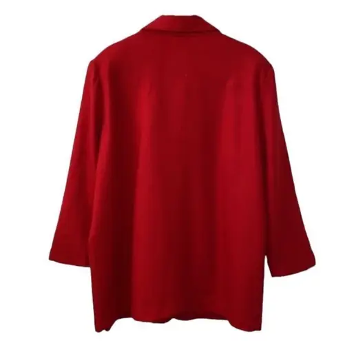 Diana Marco Red Blazer/Jacket Red Size XL