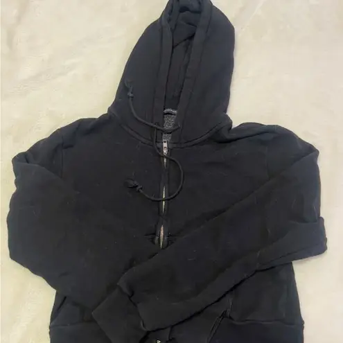 Brandy Melville Black  Cropped Hoodie