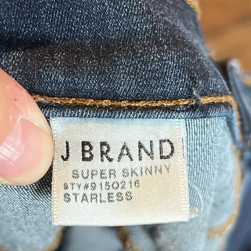 J Brand  Super Skinny jeans in Starless wash