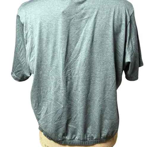 Vuori Balance Tee Green Cinched Cropped Waist size XL