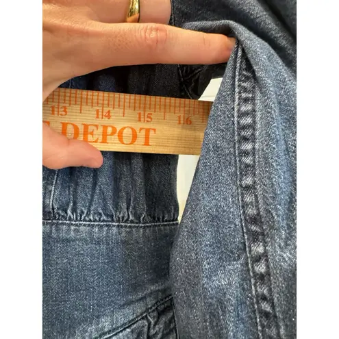 Madewell NEW $128 MSRP‎  Straight Leg Denim Jumpsuit Utility Artsy Coveralls Sz 2